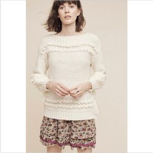 Anthropologie - Pepin Ivory Chunky Knit Sweater